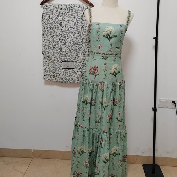 Agua By Agua Bendita Lima Orquidea Maxi Dress - Picture 4 of 16